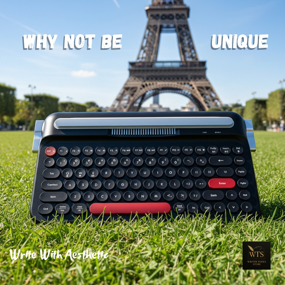 The Chronicle -  Vintage Writer Aesthetic Mechanical Keyboard for Creators & Authors (84-Key, Multi-Device, Bluetooth & 2.4GHz)