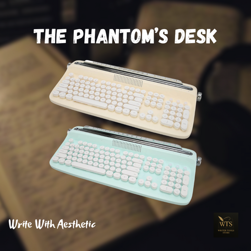 The Phantom’s Desk – Where Vintage Spirit Meets Wireless Whispers