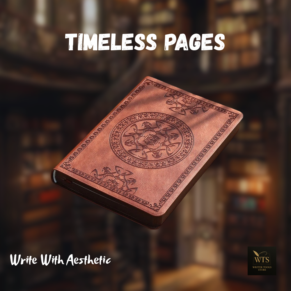 Timeless Pages – 2025 Vintage PU Leather Notebook Diary for Daily Notes & Gifts
