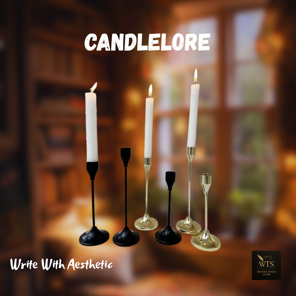 Candlelore – 3 Pieces Retro Metal Candle Holders Set | Minimalist Candlestick for Wedding Table Decor, Home, and Vintage-Inspired Centerpieces