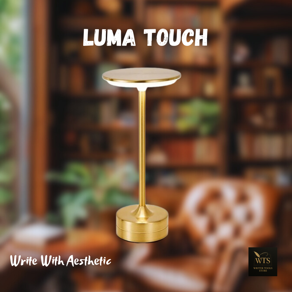 LumaTouch – Portable LED Table Lamp with Touch Sensor | USB Rechargeable Night Light for Bedroom, Hotel, Bar & Reading